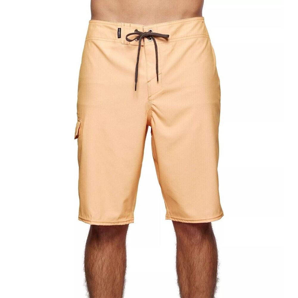 NWT O'NEILL Weaver Board Shorts Hyperdry Swim Trunks Orange Men's‎ Size 32